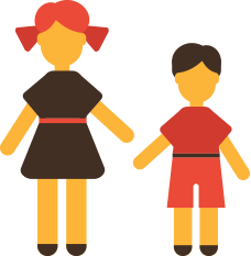 Illustration of two children.