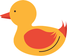 Illustration of rubber duck.