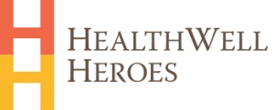 HealthWell Heroes logo.