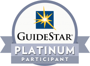 GuideStar Platinum Participant badge.