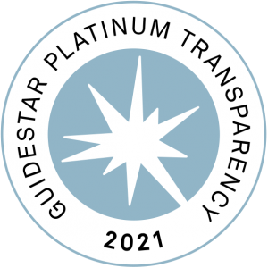 Guidestar Platinum Transparency 2021 badge.