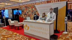 HealthWell Foundation booth at Asembia 2021.