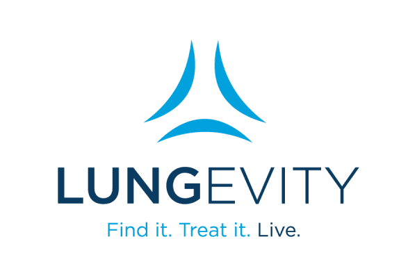 Lungevity logo.