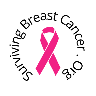 Surviving Breast Cancer dot org logo.