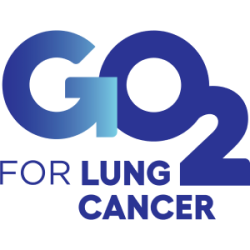 go2 for lung cancer logo
