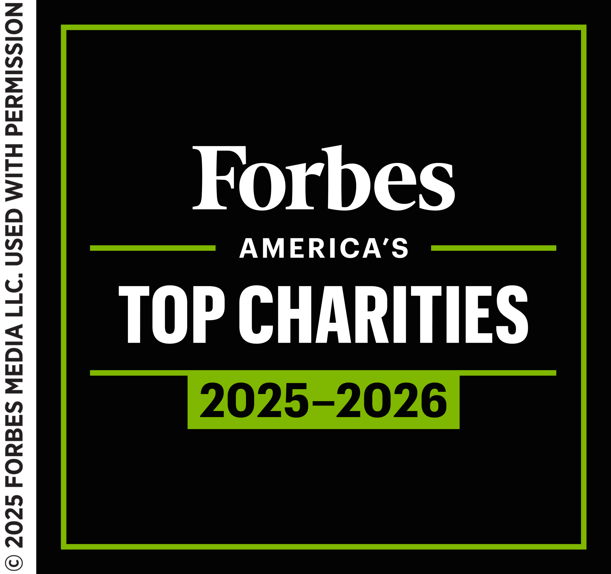 2026 Forbes America's Top Charities Award