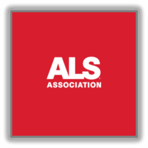 Red square logo with white text reading ‘ALS Association.