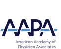 American Academy of Physician Associates logo.